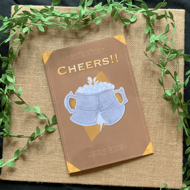 Cheers! - A5 Greetings Card