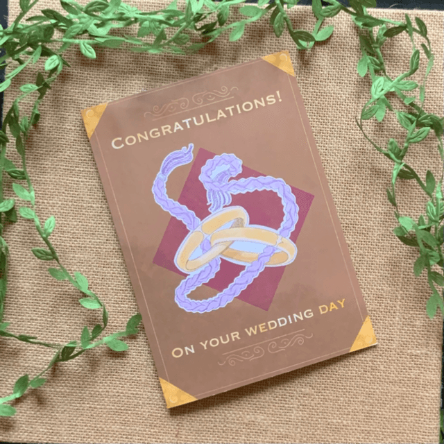 Congratulations on Your Wedding Day! - A5 Greetings Card