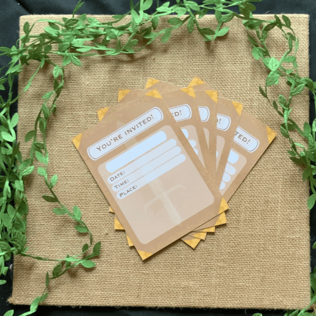 Fantasy Themed Invite Card